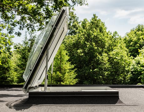 VELUX Roof exit with glazing